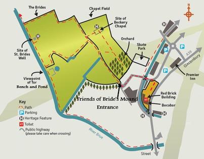 Bride's Mound Map